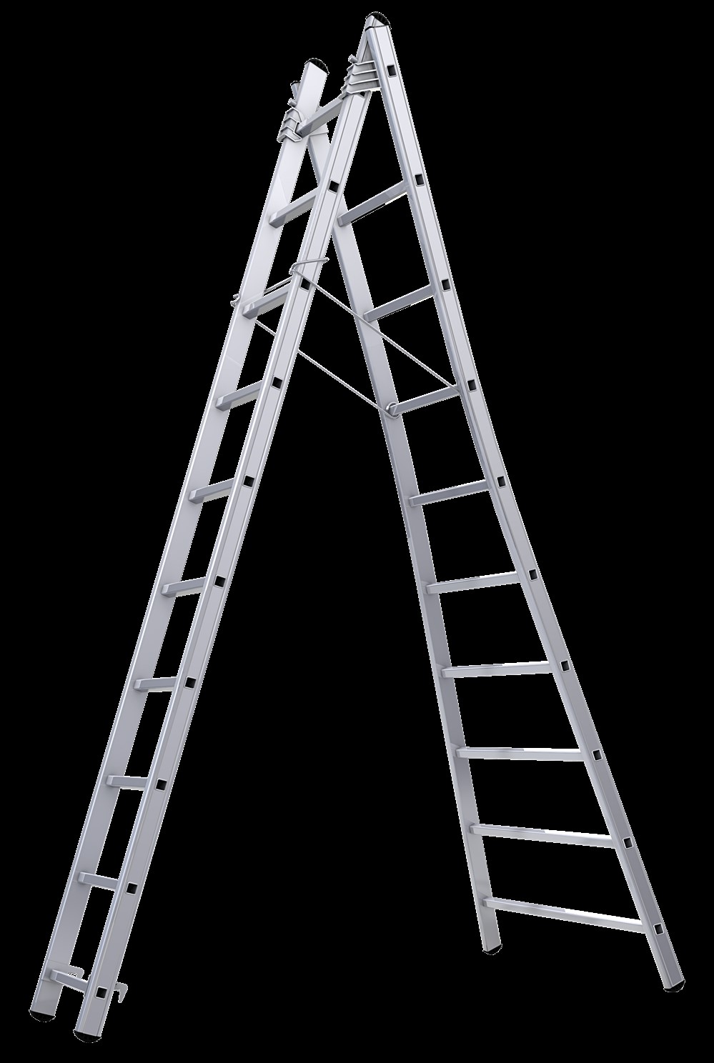 ECHELLE TRANSFORMABLE ALU 2x10 - 2m97/4m92 - ULTRA PRO